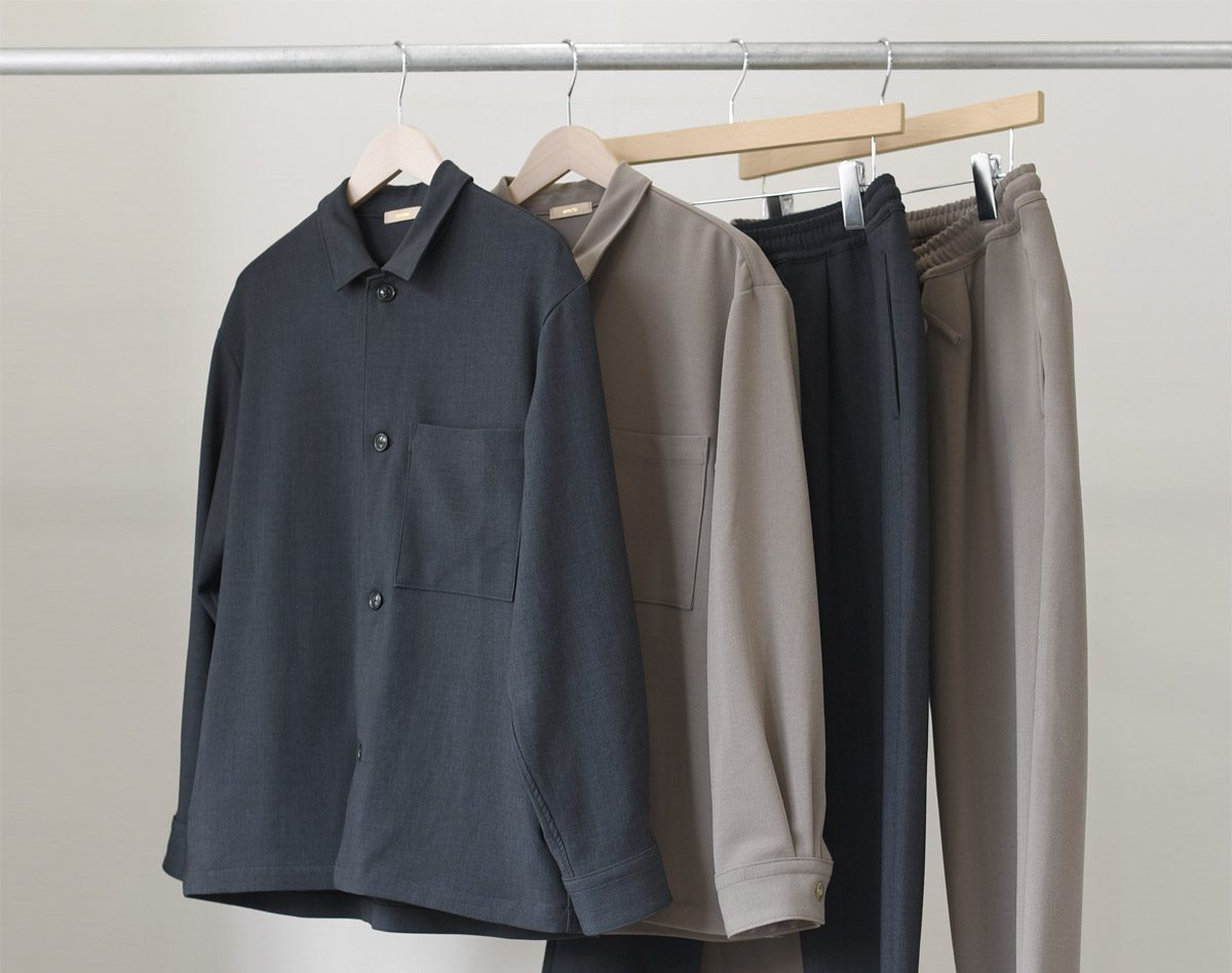 LAMOND（ラモンド）Pe/Rayon CPO Jacket &1tuck Tapered Pants | Daily