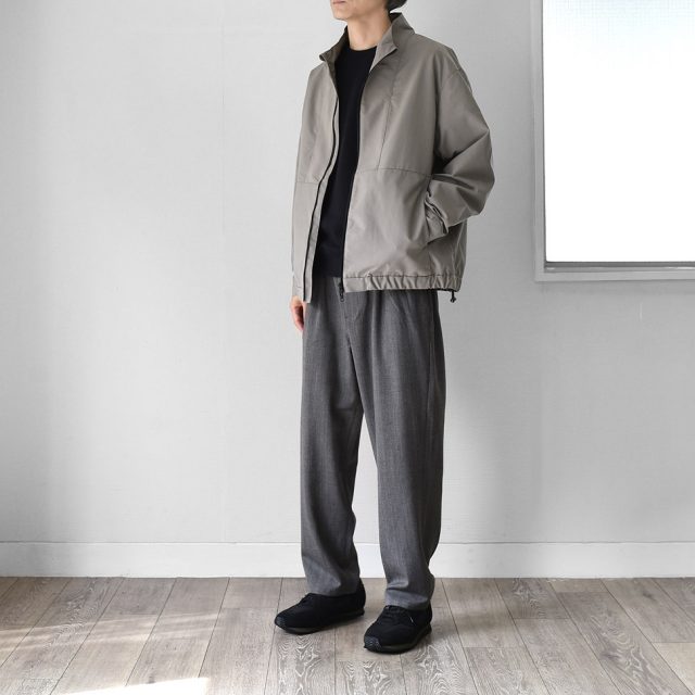 LAMOND（ラモンド）STAND NECK WIDE BLOUSON – スタンドカラーブルゾン