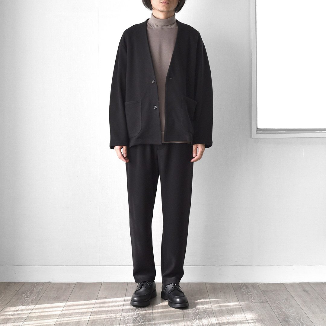 LAMOND（ラモンド）Thermo Twill No Collar Jacket & Easy Pants