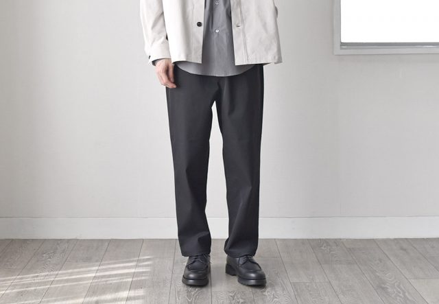 LAMOND（ラモンド）Linen Brend Polyester Semi Wide Easy Trousers