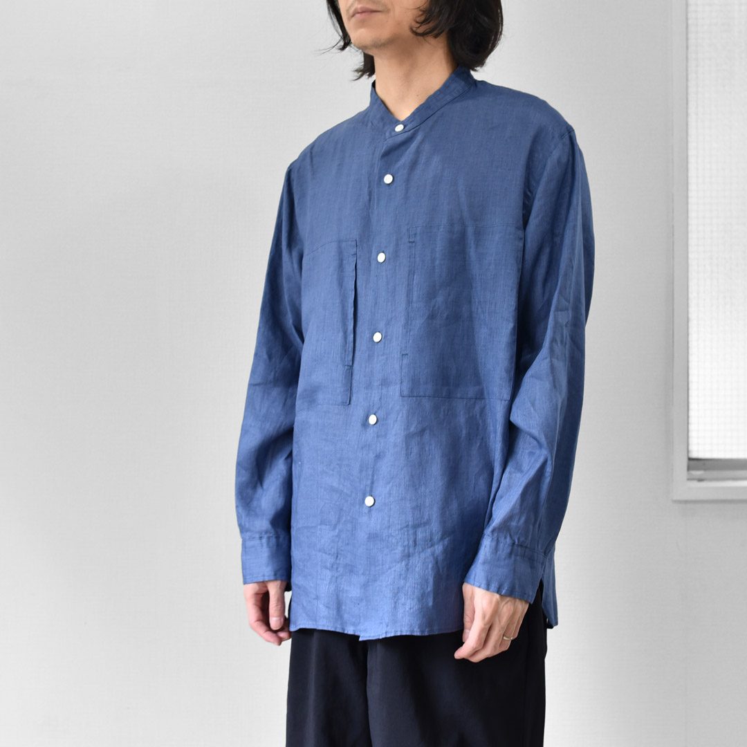 STILL BY HAND（スティルバイハンド）Linen Band Collar Shirts – Daily Blog | FENEST