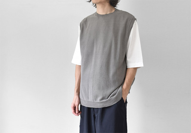 STILL BY HAND（スティルバイハンド）Linen/Cotton Knit Vest