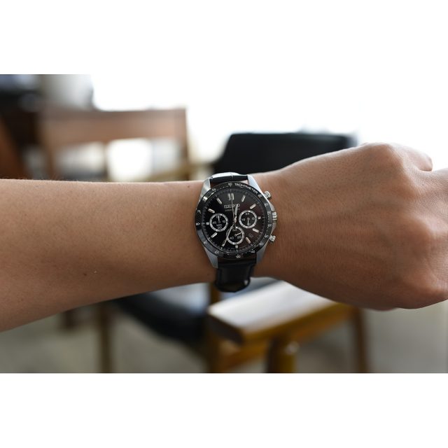 SEIKO - Chronograph - Black / Silver