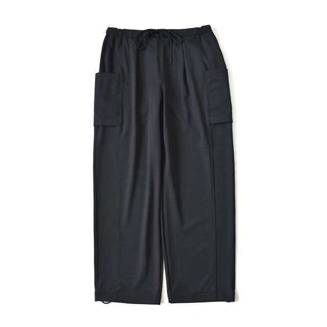 CURLY（カーリー）Linen-Like 6Pocket Ez Pants – Black – Daily