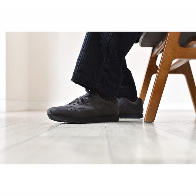 REPRODUCTION OF FOUND - French Military Trainer Nubuck - Black Nubuck