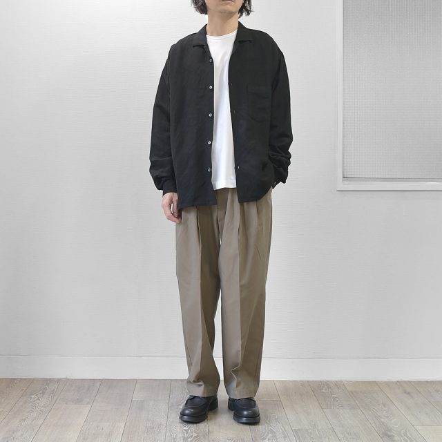 STILL BY HAND（スティルバイハンド）2tuck Cotton Chambray Pants