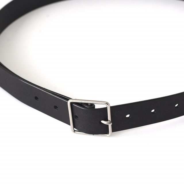 STILL BY HAND(スティルバイハンド)30mm Pueblo Leather belt - Black