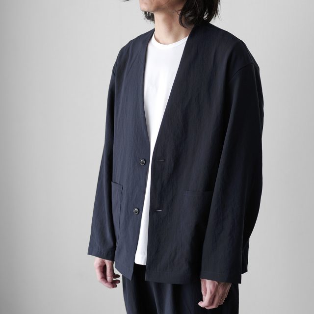 LAMOND（ラモンド）No Collar Shari Jacket / Shari Pants / New