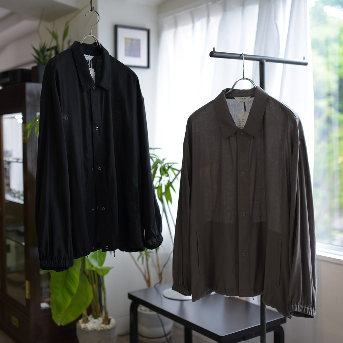STILL BY HAND（スティルバイハンド）Rayon/Linen Snap Button