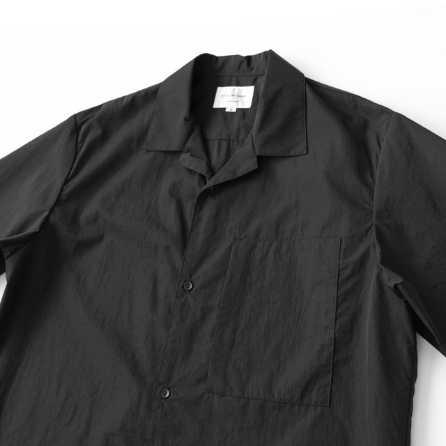 STILL BY HAND （スティルバイハンド）Nylon Open Collar Shirts