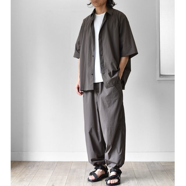 25ss STILL BY HAND パンツ ナイロン 軽量 ワイドパンツ STILL BY HAND - スティルバイハンド パンツ 正規通販 | Salty