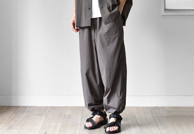 STILL BY HAND（スティルバイハンド）Nylon 2way Wide Pants