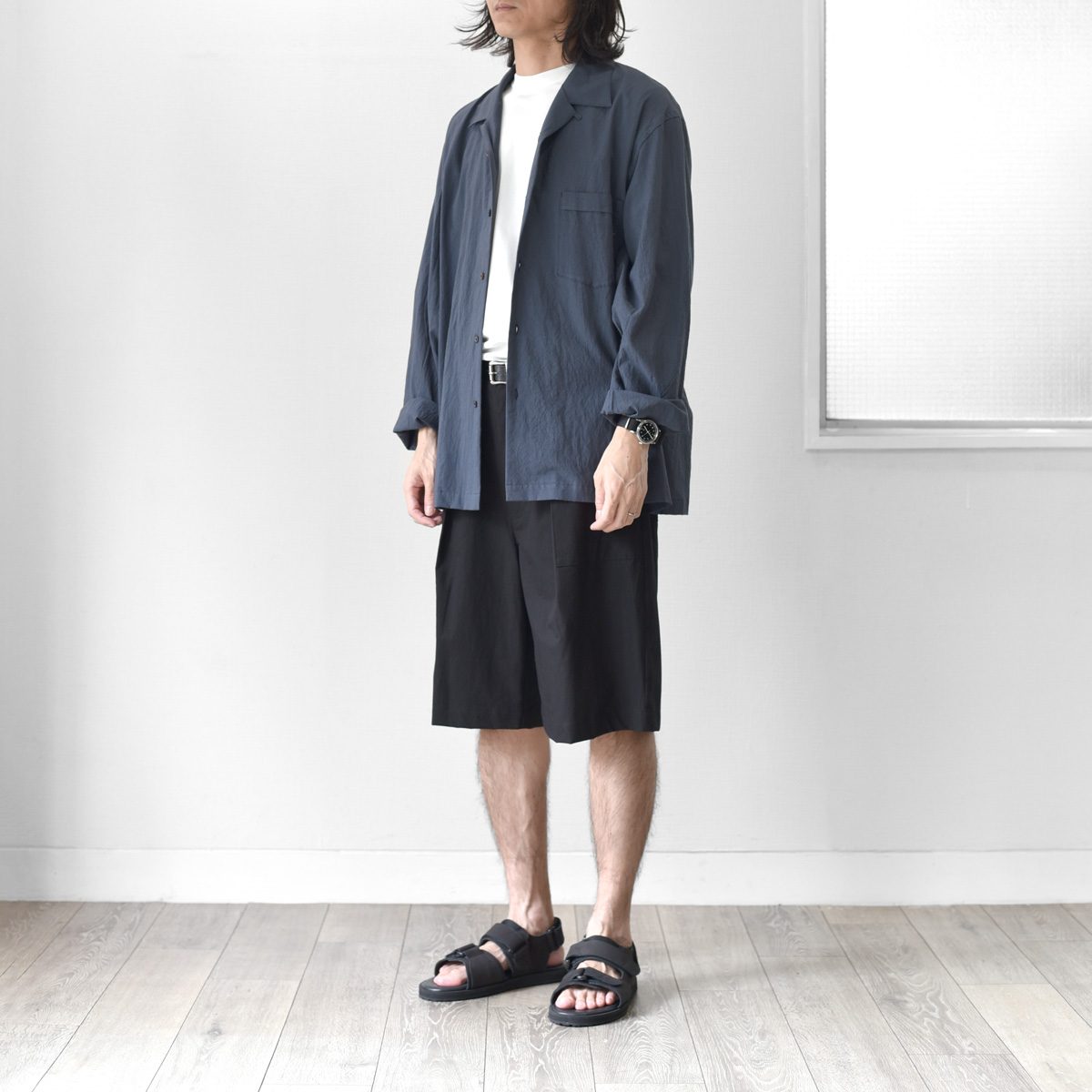 季節のはざまで。—ショートパンツ×長袖シャツの3スタイル – Daily Blog