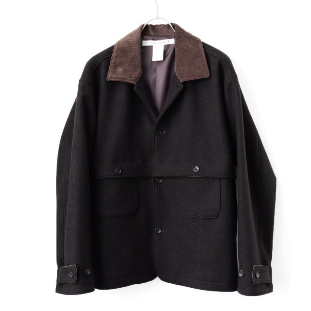 EEL Products - DEER FORESTER / Wool Herringbone Jacket