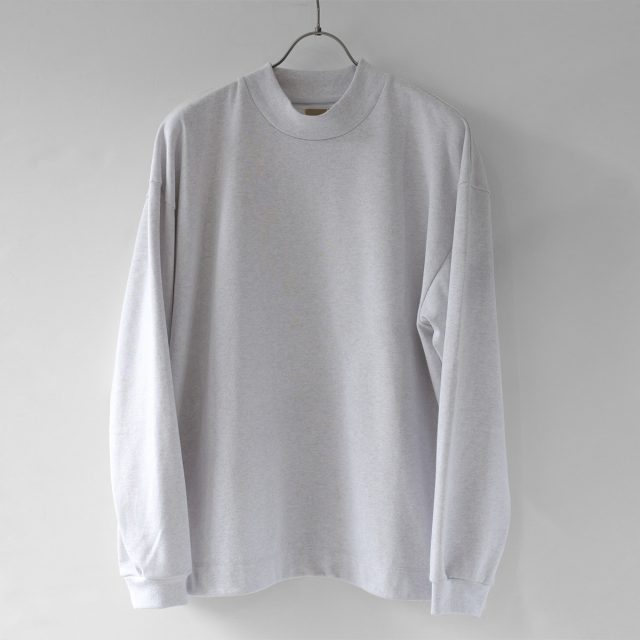LAMOND（ラモンド）Drwst Mock Neck Coton Long Tee
