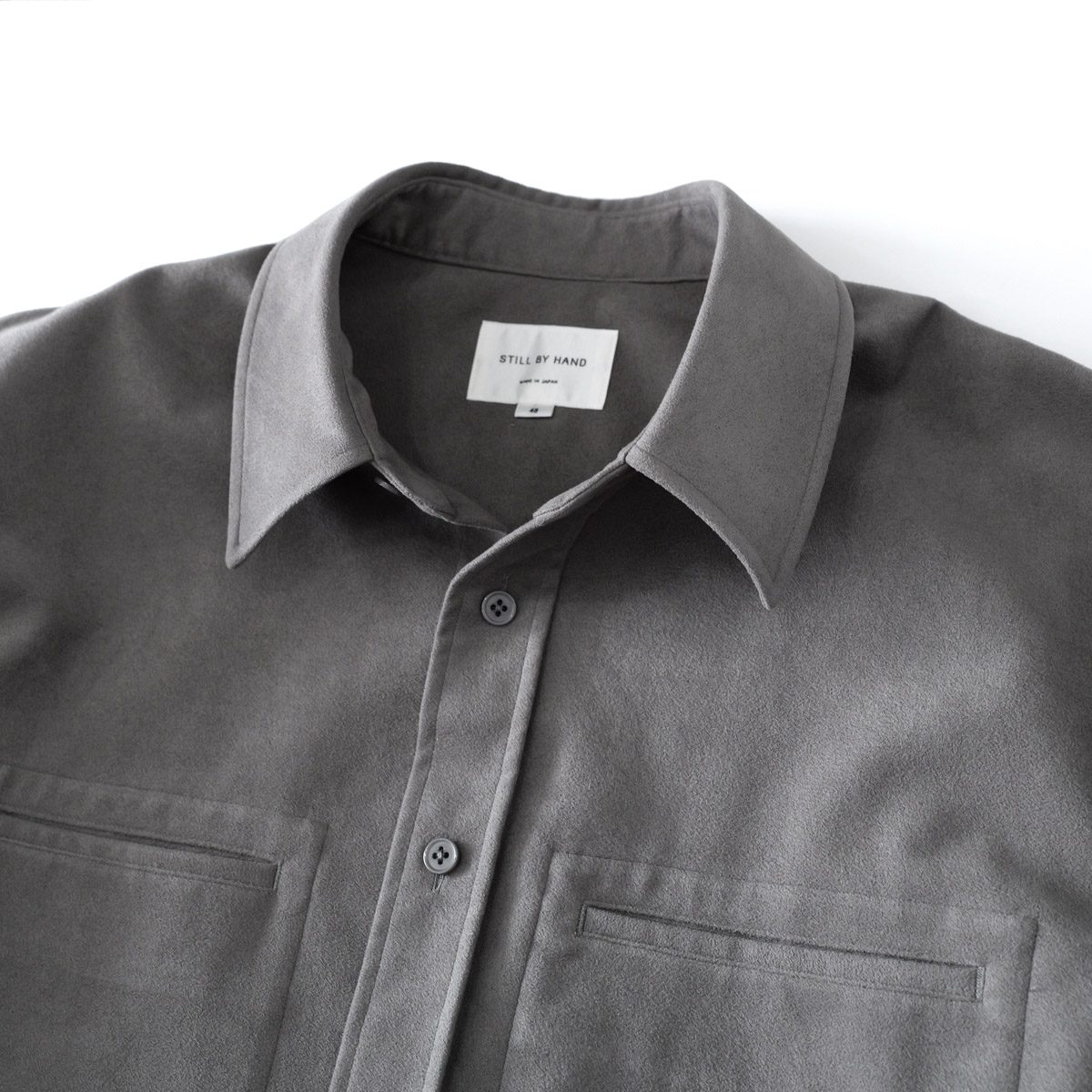 STILL BY HAND – 上品な大人のフェイクスエードシャツブルゾン – Daily