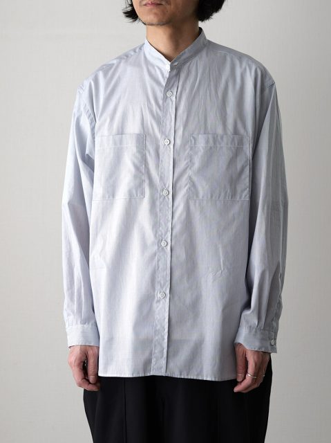 STILL BY HAND（スティルバイハンド）Striped Cotton Band Collar