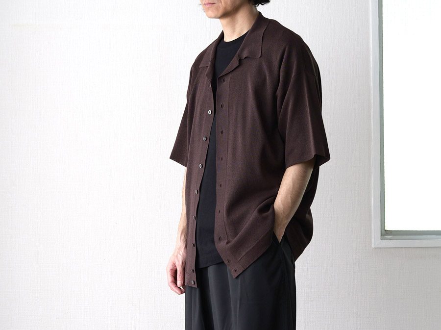 crepuscule（クレプスキュール）Washi Open Collar S/S Shirt – Daily