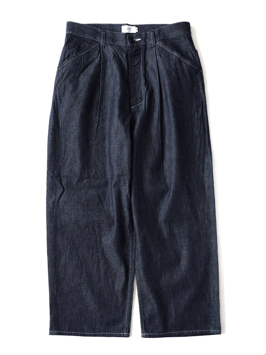 STILL BY HAND(スティルバイハンド)5.5oz 1tuck Denim Pants – Daily STILL BY HAND(スティルバイハンド)5.5oz 1tuck Denim Pants – Daily