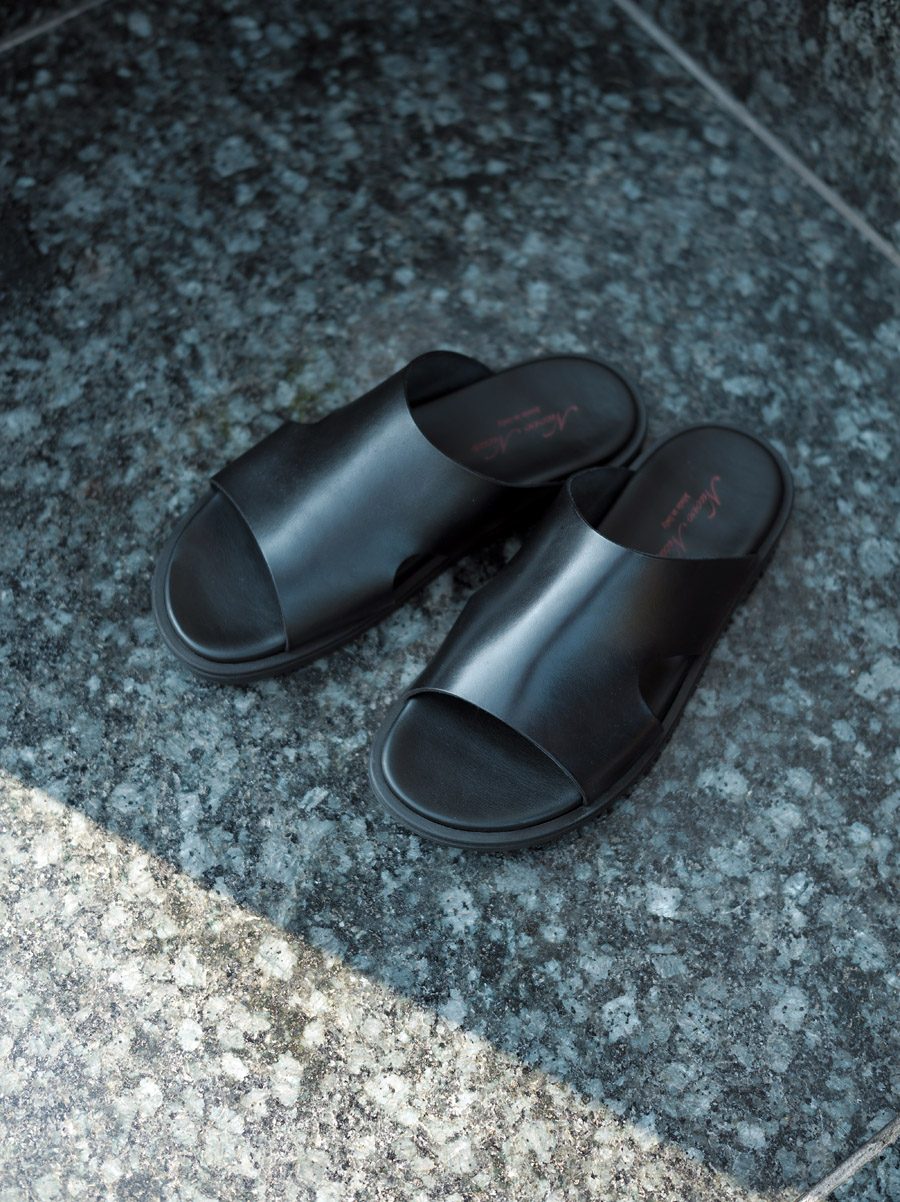 NUVO NICAR（ヌオヴォニカール）Leather Sandal – Black – Daily Blog